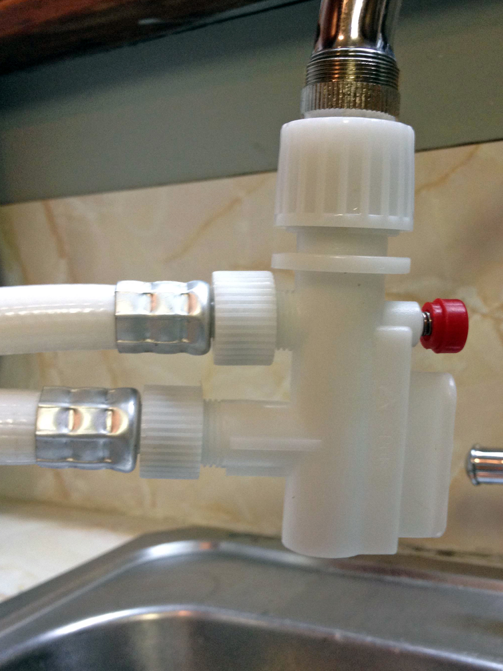 dishwasher faucet connection