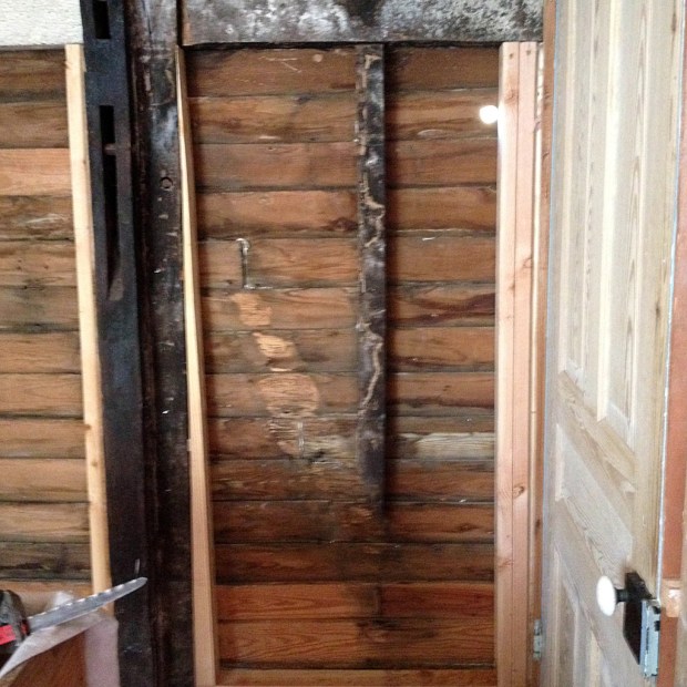 before window installation